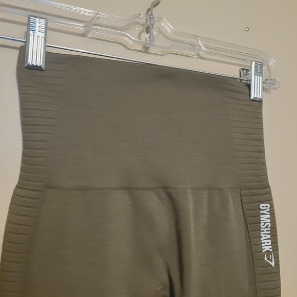 Gymshark | Women's Olive Green Energy Seamless Leggings (Size XXS) - Picture 3 of 11